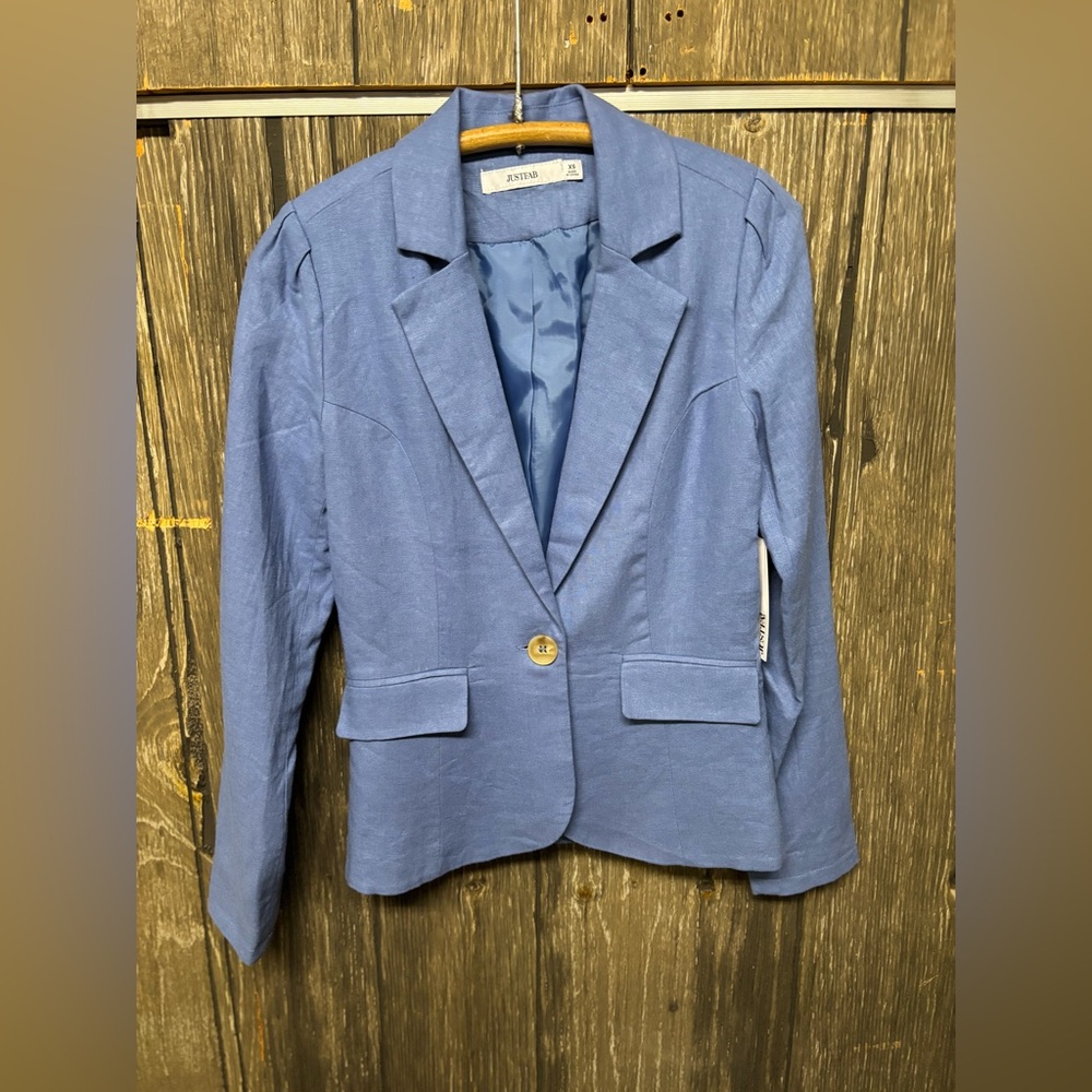 JustFab Classic Blue Blazer